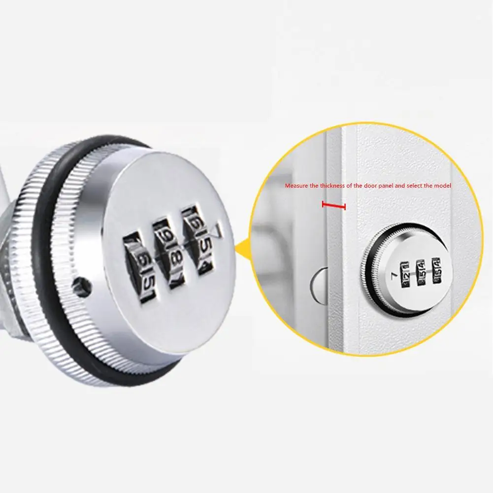 3-значная комбинация зеркальные вращающиеся замки язычковой камеры для