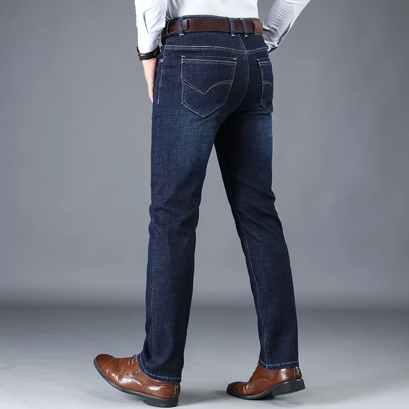 Брюки мужские прямые повседневные 2 цвета 29 42|Мужские джинсы| |