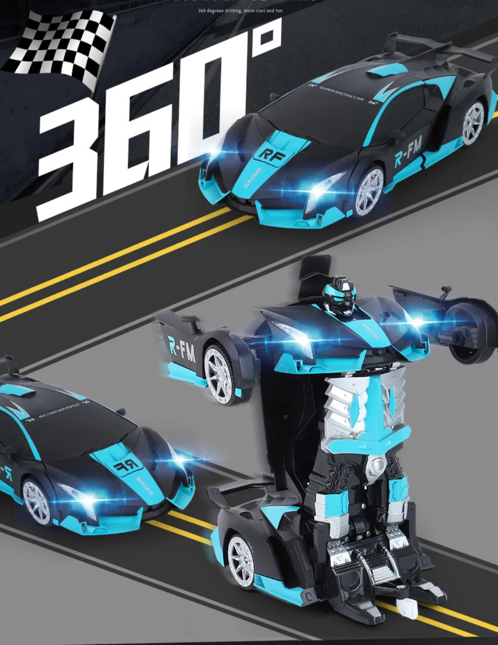 Высокое качество RC автомобиль 1:12 большой жесты зондирования преобразование электрической энергии роботы спортивные автомобили дрейф модель дистанционного управления автомобиль игрушка