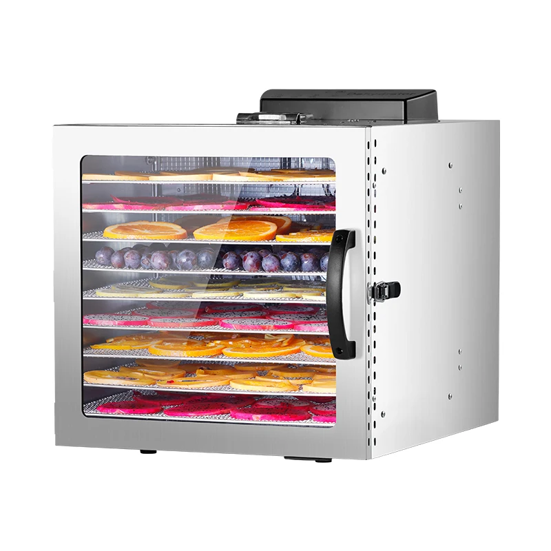 10-этажная сушилка для фруктов пищевой Дегидратор мяса и морепродуктов 110 В/220 В