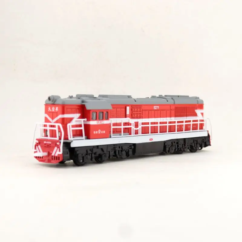 

boys toy 1/87 Alloy Locomotive Pull Back Model Train Toy Sound Light Children Toys Car