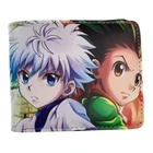 Японский кошелек Hunter x Hunter из аниме мультфильма, короткий бумажник из искусственной кожи высокого качества с кармашком для мелочи и кредитницей для девочек и боев