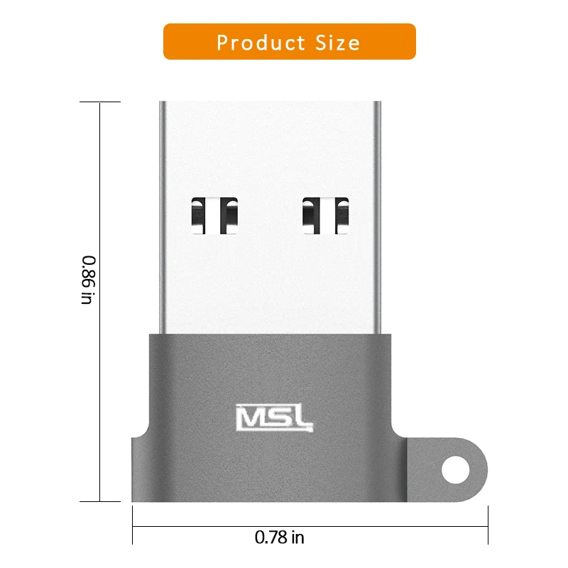 USB 3.0 type c OTG adapter Adapter A To C Female Converters For Macbook Samsung S10 Huawei | Мобильные телефоны и
