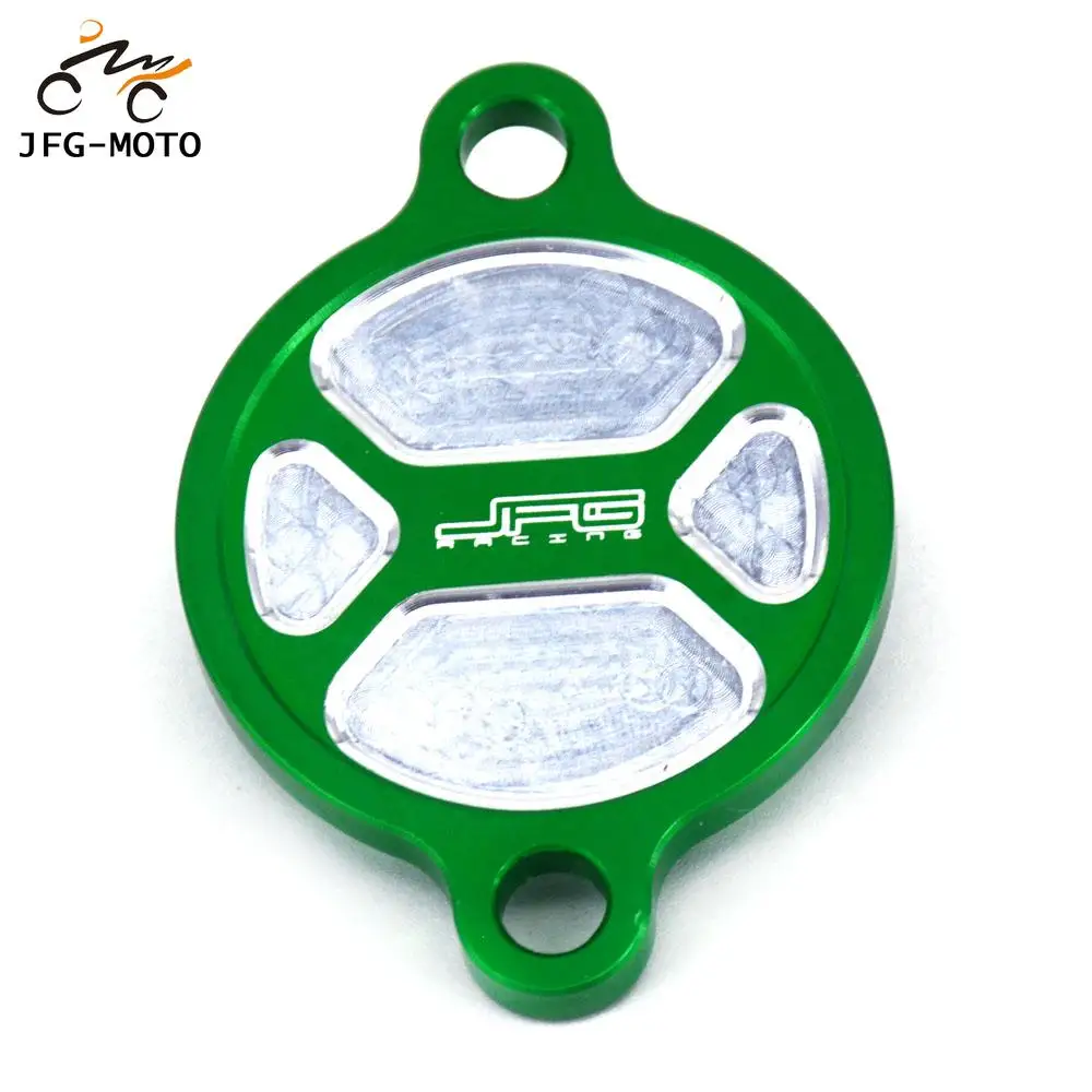 Мотоциклетный Алюминиевый Масляный фильтр CNC Крышка для KAWASAKI KX450F KXF450 2016 2018 KX450 KX 450