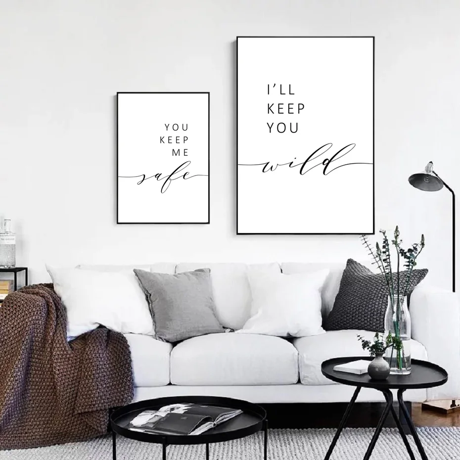 

Minimalism Black and White Text Do What Canvas Poster Wall Art Prints Gift Living Room Wall Decoration