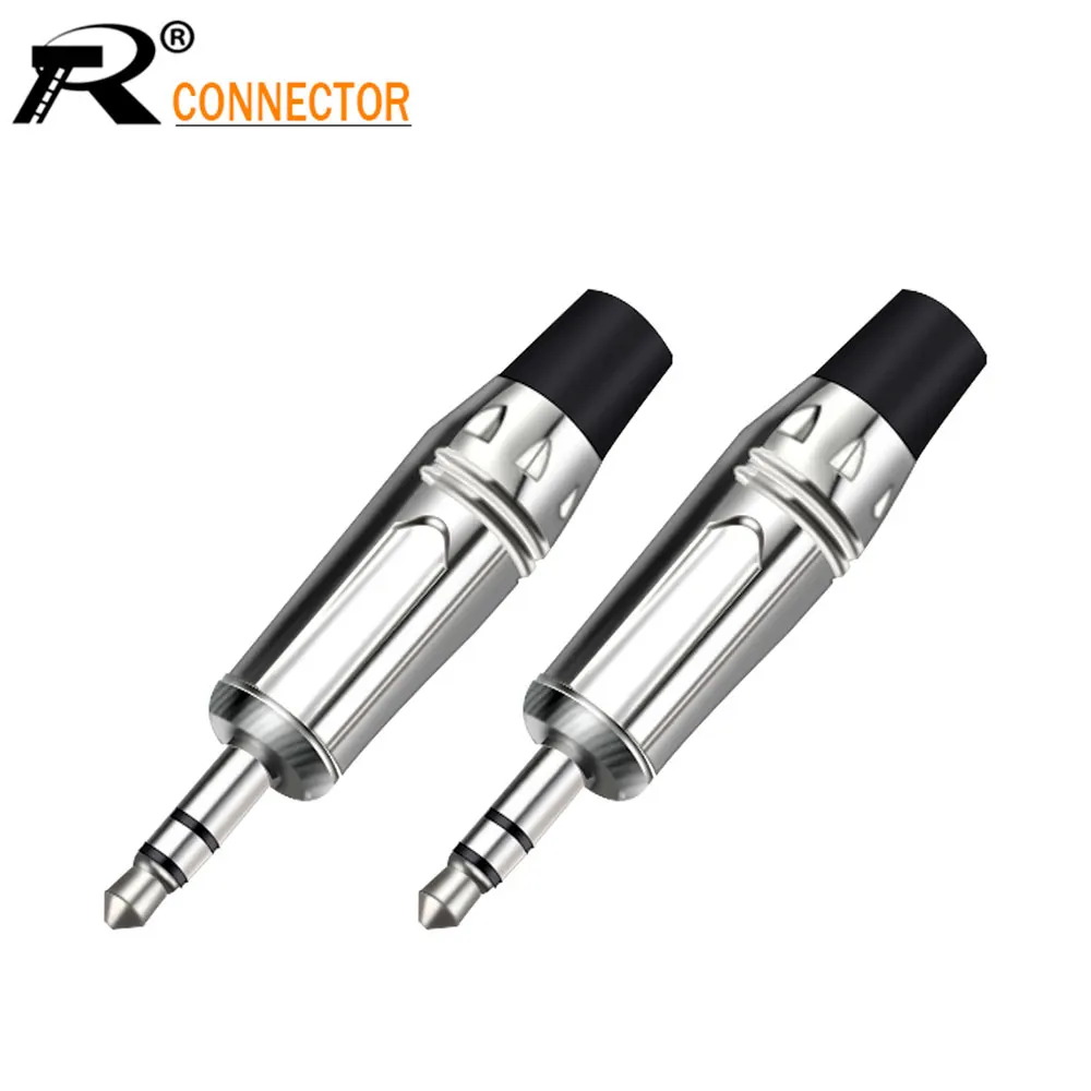 

Штекер 3,5 мм, никелированный, 3 полюса, 10 шт.