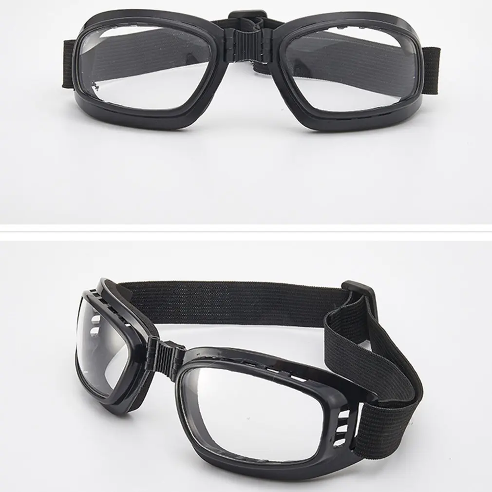 

Motorcycle Goggles Polarized Clear Day Night Cycling Sunglasses Temples Band Interchangeable Helmet Glasses