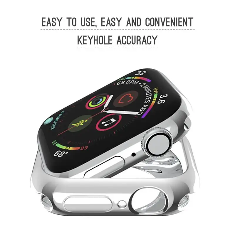 

Slim Watch Cover For Apple Watch Case 6 SE 5 4 3 2 1 40MM 44MM Soft Plating Frame TPU For IWatch 6 SE 5 4 3 44MM 42MM 38MM Case