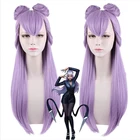 Парик для косплея HAIRJOY LOL Arcane KDA Evelynn Eve длинный прямой фиолетовый синтетический парик из аниме