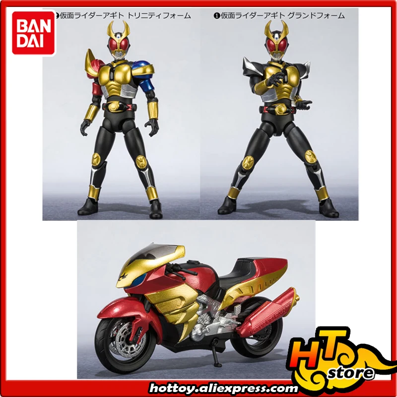 100% оригинальная Bandai SHODO X Kamen Rider vol.6 экшн фигурка Агат для езды 2 шт. + аппарат Tornador