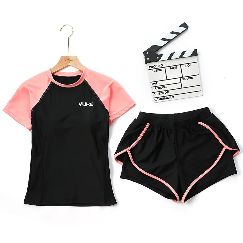 

Swimsuit ladies split cover belly slimming 2021 new conservative student plus size hot spring fairy swimwear