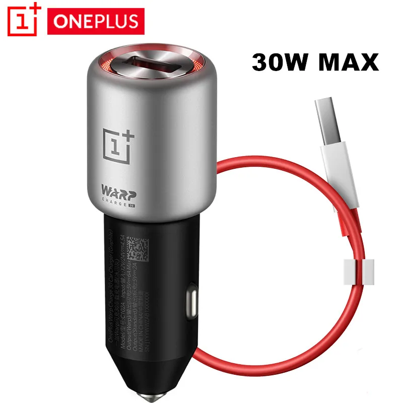 Оригинальное автомобильное зарядное устройство OnePlus Warp Charge 30 для 7T стандартный