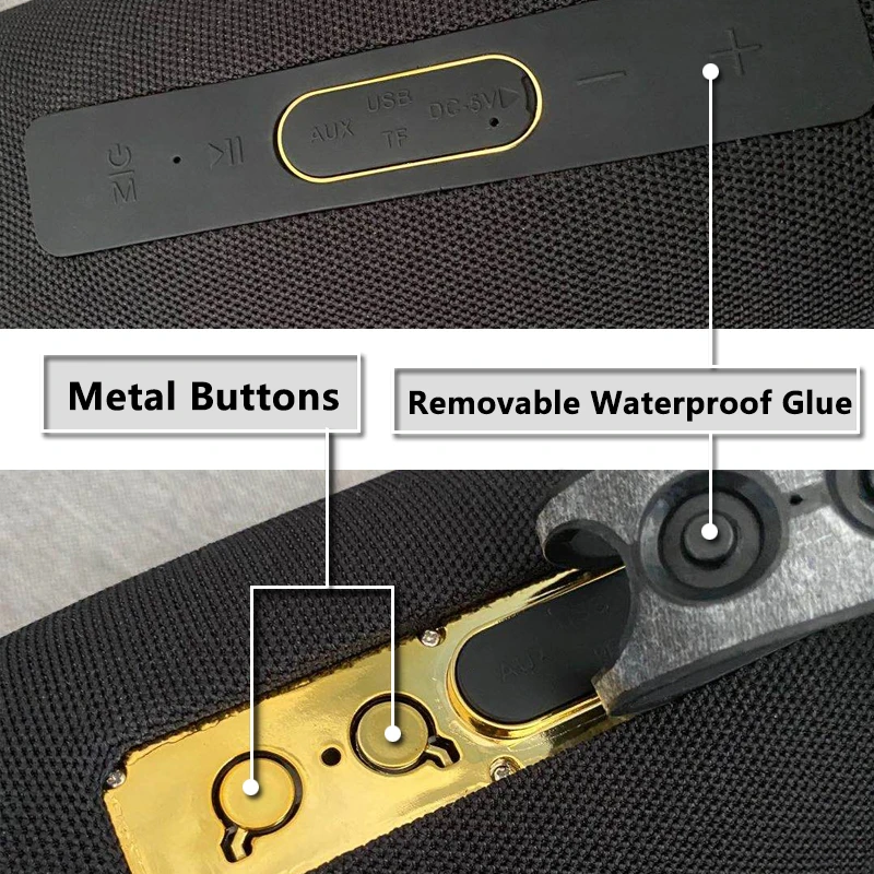 Портативная Bluetooth Колонка высокой мощности 50 Вт уличная Беспроводная колонка