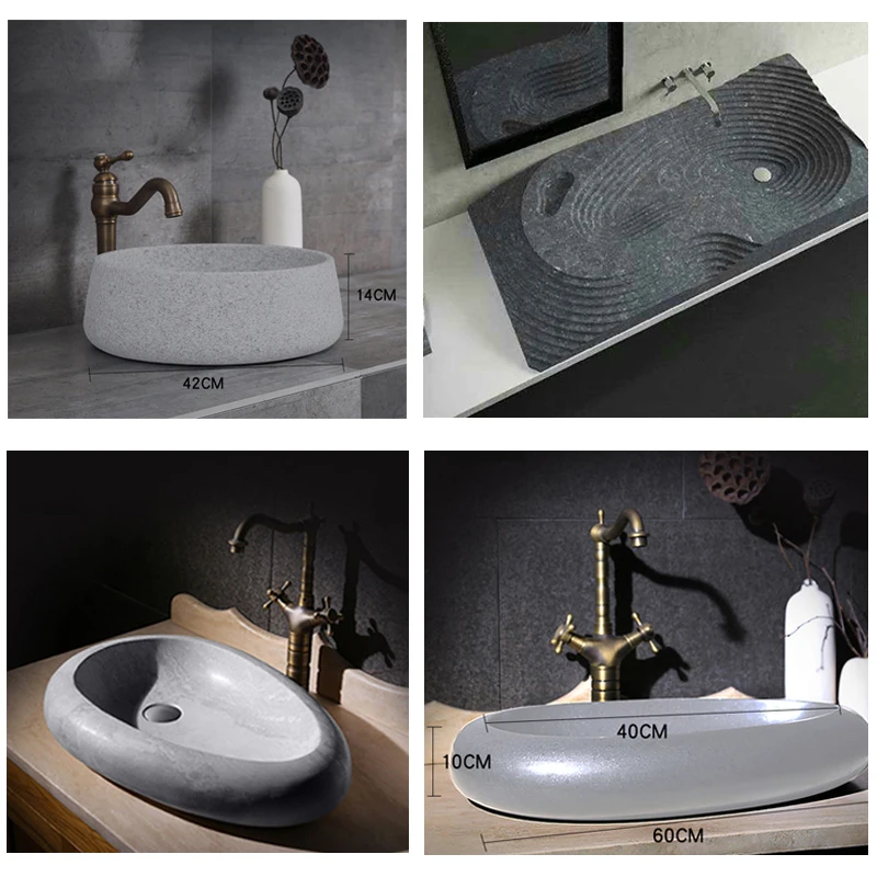 Shimizu бетонная раковина для ванной комнаты умывальник из цемента B & Inn специальная