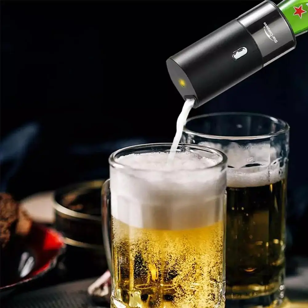 Star Compass Mini Portable Beer Bubbler Household Ultrasonic Bubblers Foaming Machine for Party | Электроника