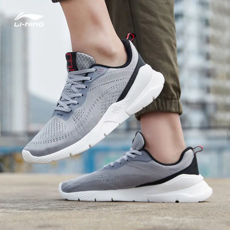 Li Ning/Мужская классическая обувь в стиле ретро из тонкой пряжи с дышащей