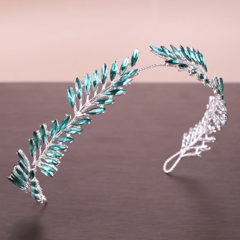 

6 Color Crystal Rhinestone Wedding Headband Tiara Bridal Headpiece Hair Ornaments Bride Hairband Women Hair Jewelry