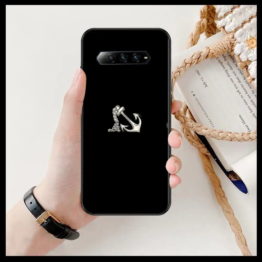

Anchor Steamship The sea Anime Phone Case For xiaomi redmi Black Shark 4 Pro 2 3 3s Cases Helo Black Cover Silicone Back Prett