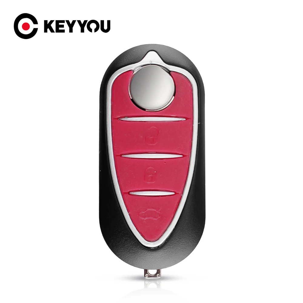 

Чехол для ключей KEYYOU, 10 шт., для Alfa Romeo 159 147 156 164 166 jtd Giulietta Gt Brera TS GT, Сменный Чехол для автомобиля, 3 кнопки