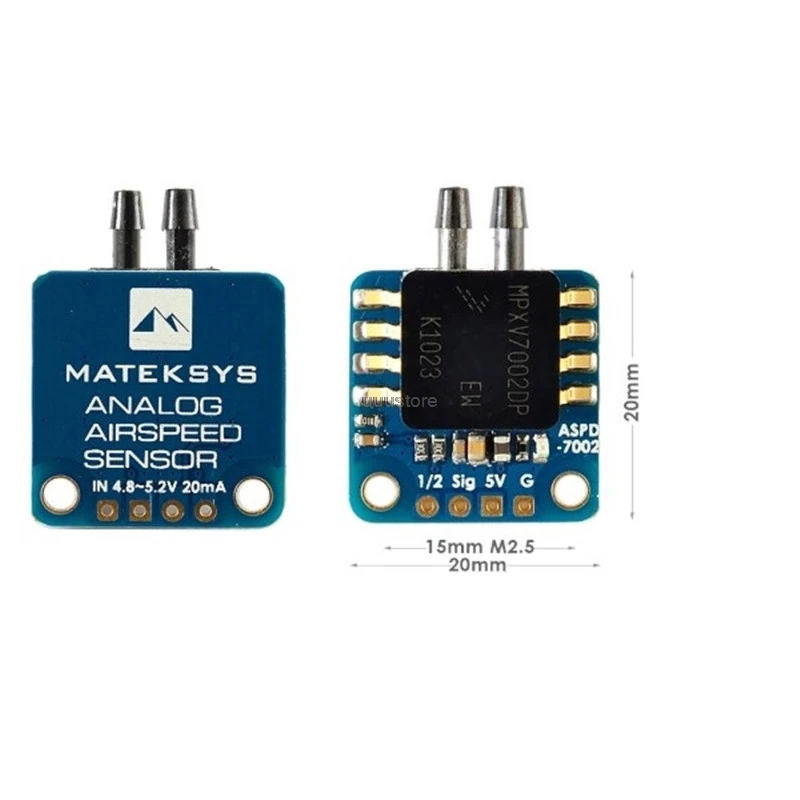 

2020 New Matek Systems Analog Airspeed Sensor ASDP-4525 Flight control sensor for F4 F7 F722 765 WING IANV Flight Controller