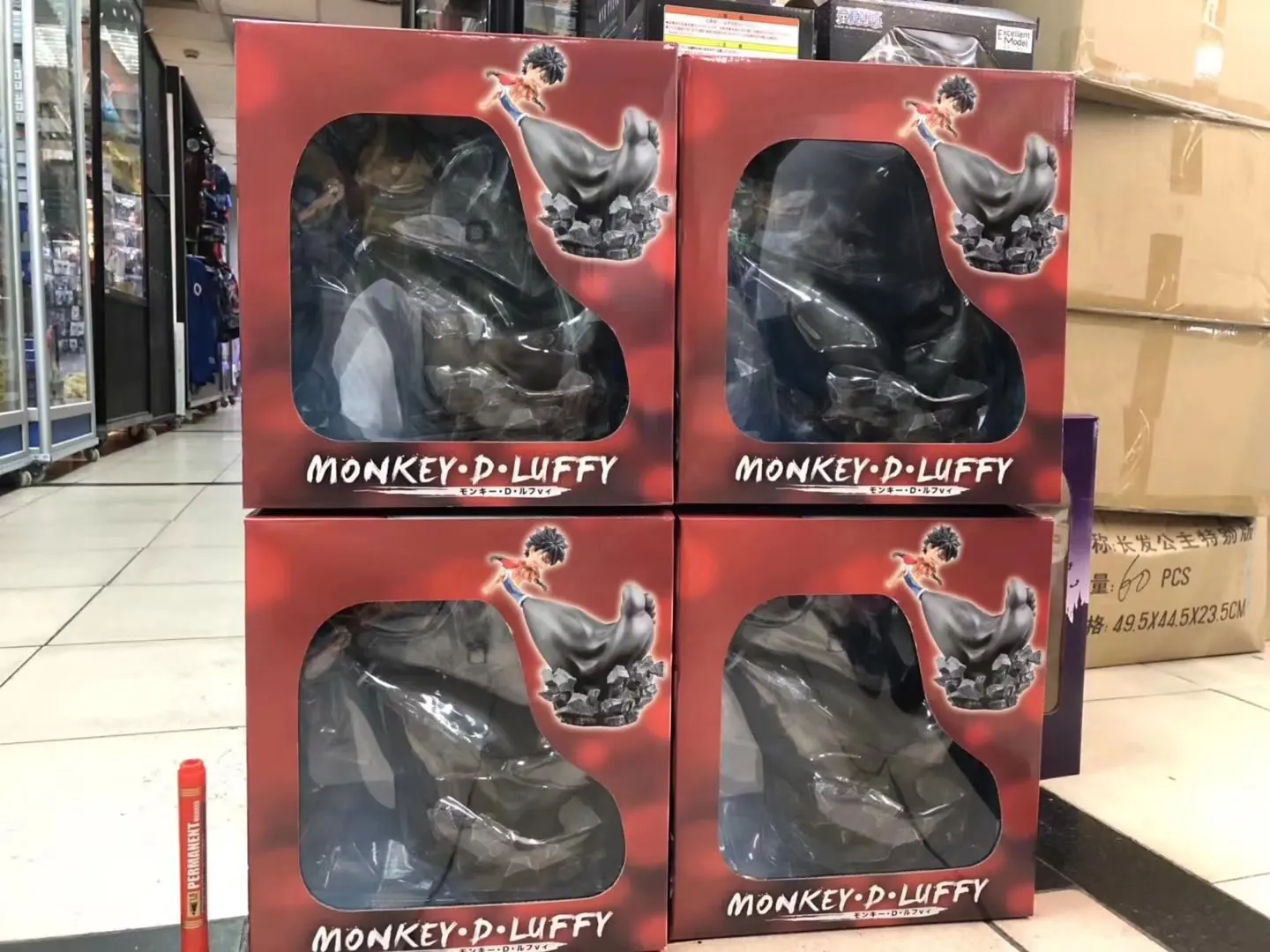 Аниме One Piece Gear 3rd Monkey D Luffy Big Feet Ver. Игрушечных пластиковых экшн фигурок из фигурная