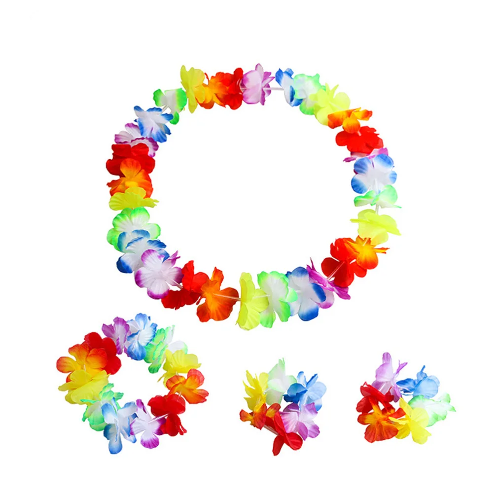 8 шт. пляжный костюм гавайской хулы платье танцевальная юбка хула из тропической