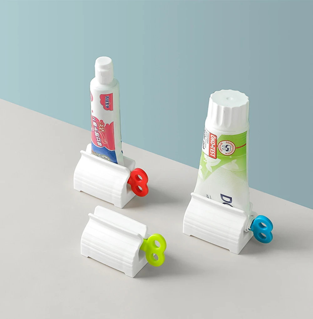 Multifunction Toothpaste Tube Squeezer Rolling Easy Portable Plastic Dispenser Bathroom accessories sets | Дом и сад