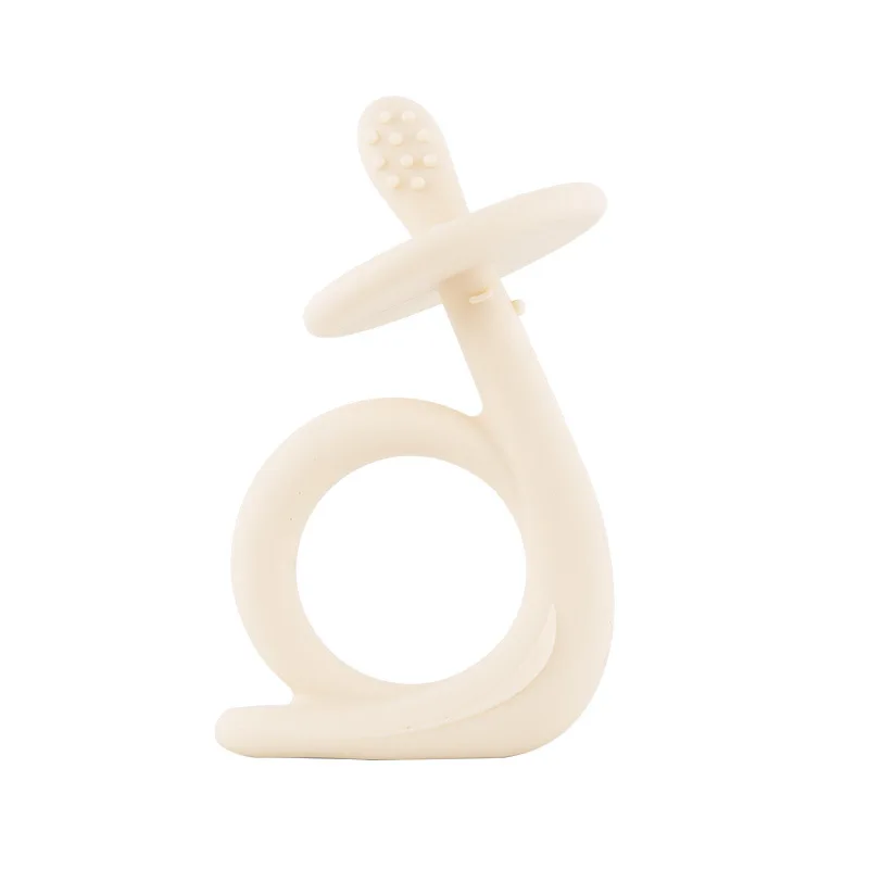 Silicone Teethers Teeth Infant Baby Safe Molar Toothbrush Stick Toddler Chews Bite Teether Toy Infant Dental Grinding Rod