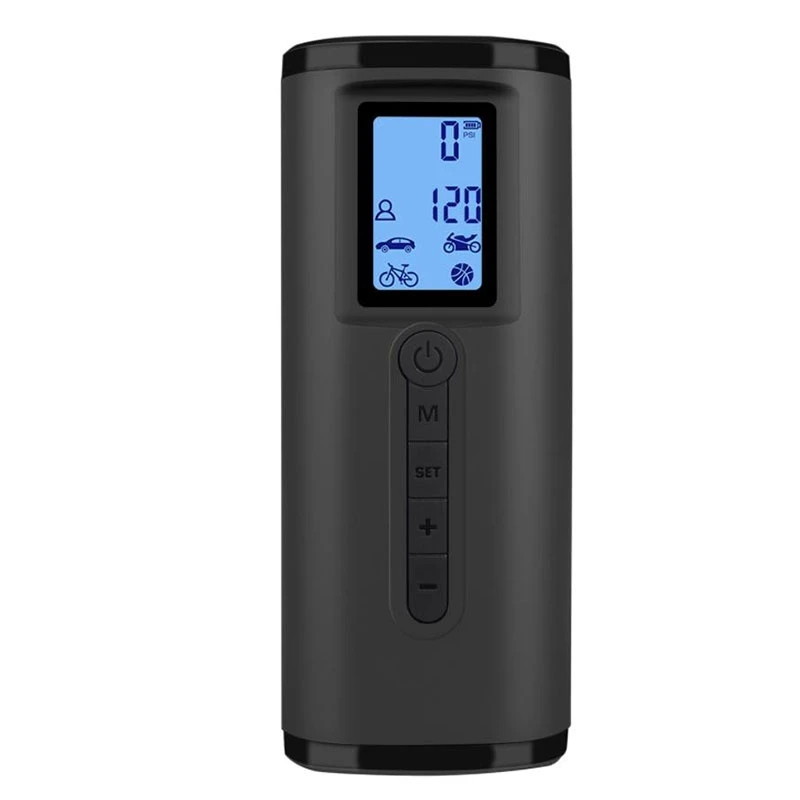 

Cordless Tire Inflator Portable Air Compressor,with Digital Pressure Gauge LED Light Electric Air Pump,for Car Bike,Etc