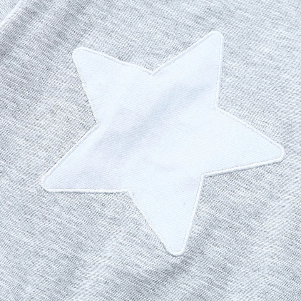 Хлопковый костюм для малышей комбинезон с длинными рукавами и принтом звезд