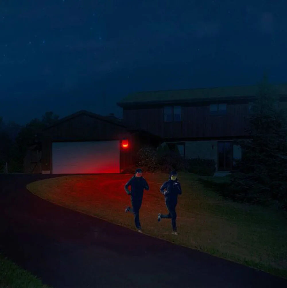 Солнечный инфракрасный датчик движения Детектор сирена стробоскоп