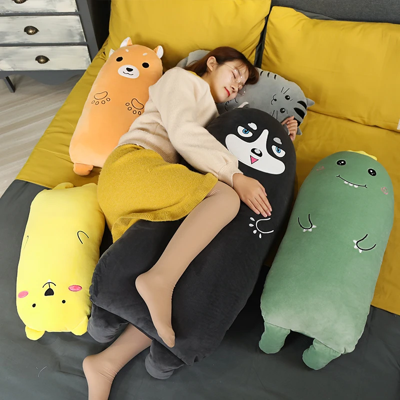 Горячая Распродажа Huggable динозавр Хаски кошка подушка плюшевые игрушки милая