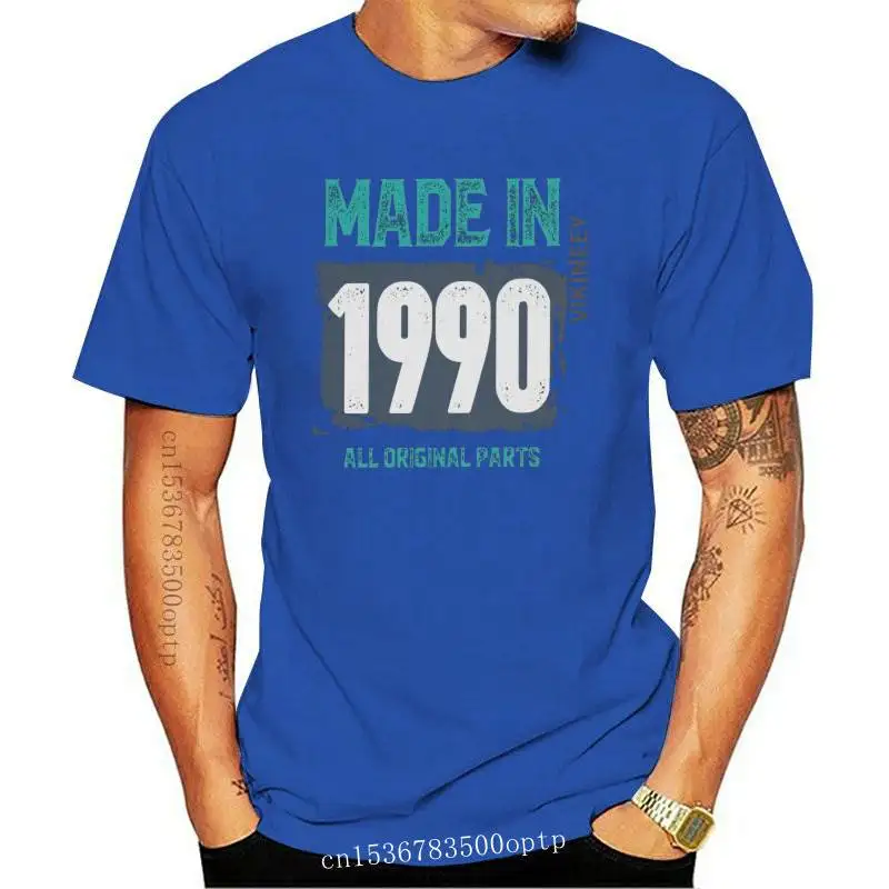 

Мужская футболка на день рождения, с надписью «If You Born In 1990»