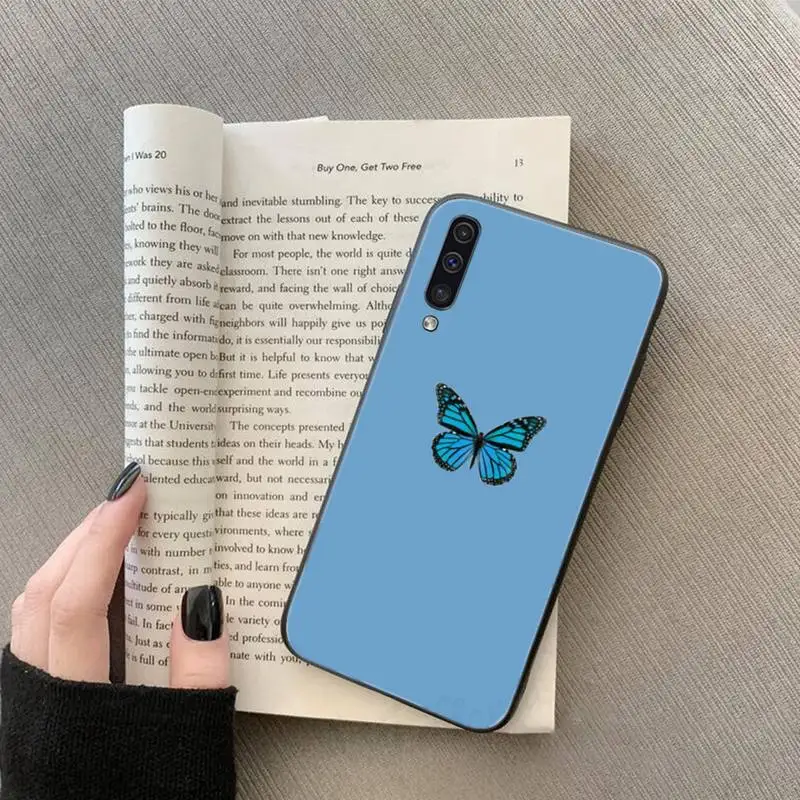 

Fashion Butterfly color animal pink Phone Case For Samsung galaxy S 7 8 9 10 20 edge A 6 10 20 30 50 51 70 note 10 plus