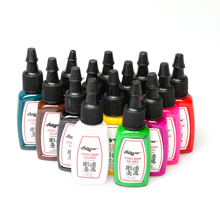 

14 color suit 15ml tattoo pigment Microblading tattoo ink color permanent makeup tattoo eyebrows eyeliner lip makeupTattoo