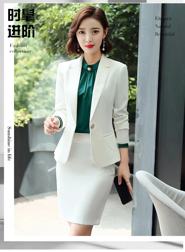 

Purple Women Formal Dress Suit Ladies Elegant Business Office Wear Blazer Suits Long Sleeve Blazer Jacket Dresses Plus Size
