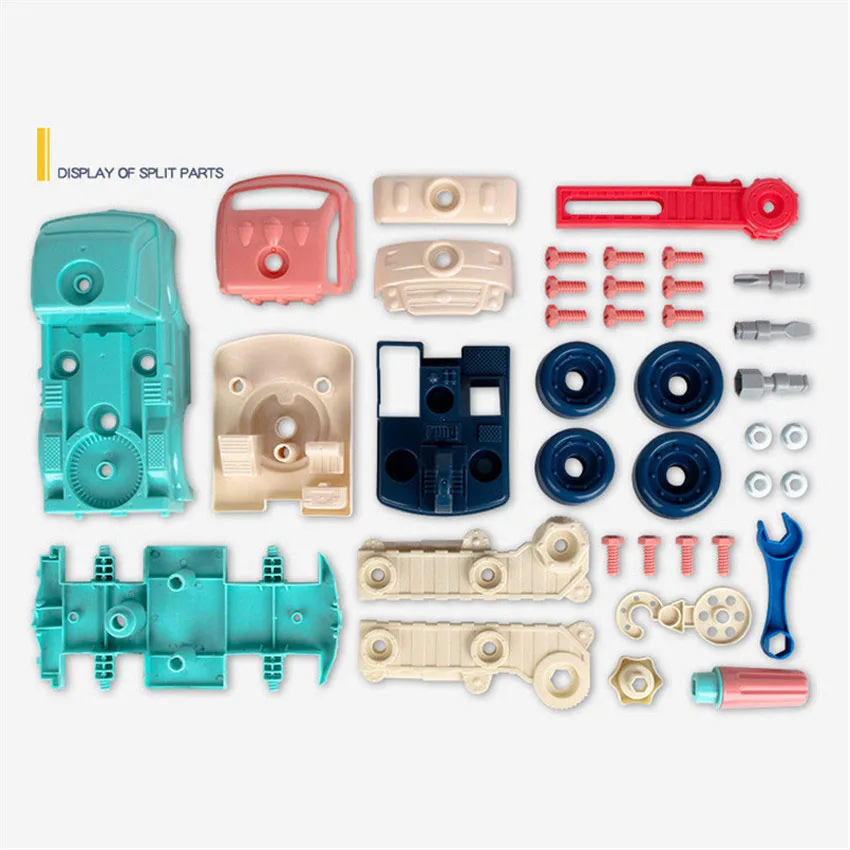 Сборная гайка сделай сам инженерный грузовик транспортное средство винтовая