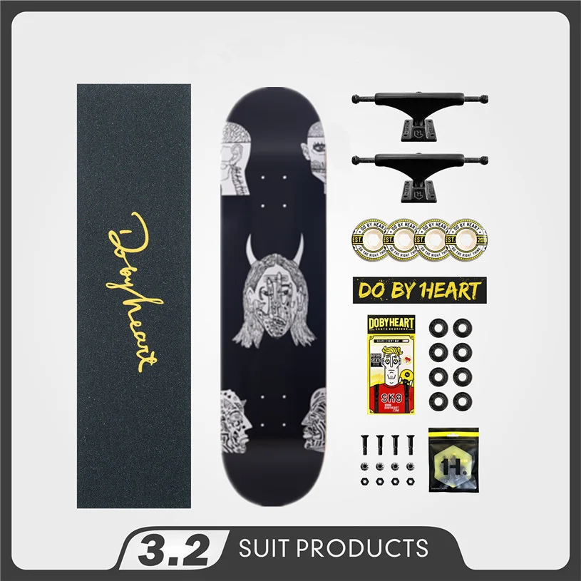 SK8ER завершена скейт Панели 8 25 125 0 дюймов колеса скейтборда и грузовых автомобилей