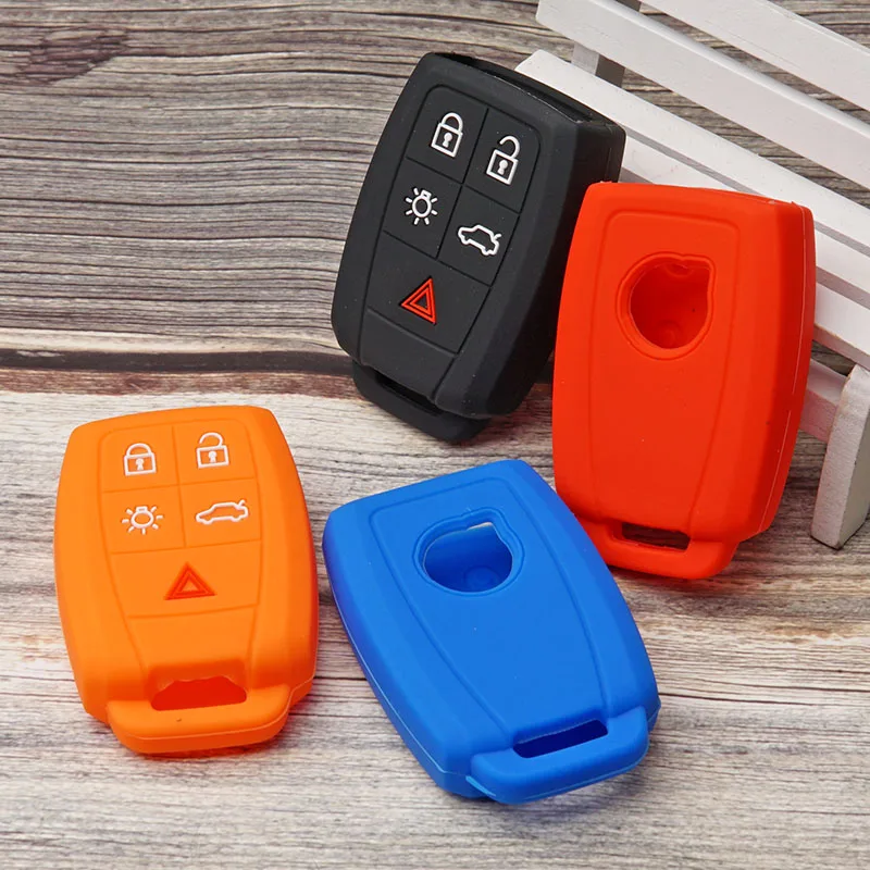 Силиконовая Защитная крышка чехол для брелка с ключом VOLVO C30 C70 S40 V40 V50 2008 2009 2010 2011 |