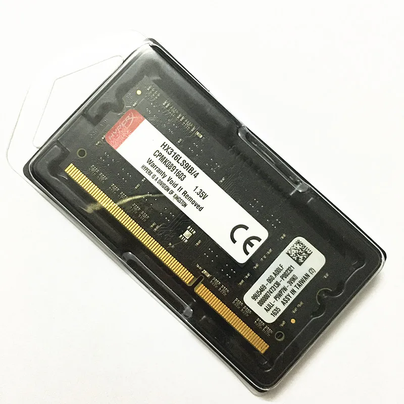 Оперативная память Kingston HyperX Impact DDR3 SODIMM 1600 МГц 4 Гб для ноутбука 1 35 в ОЗУ D 204pin