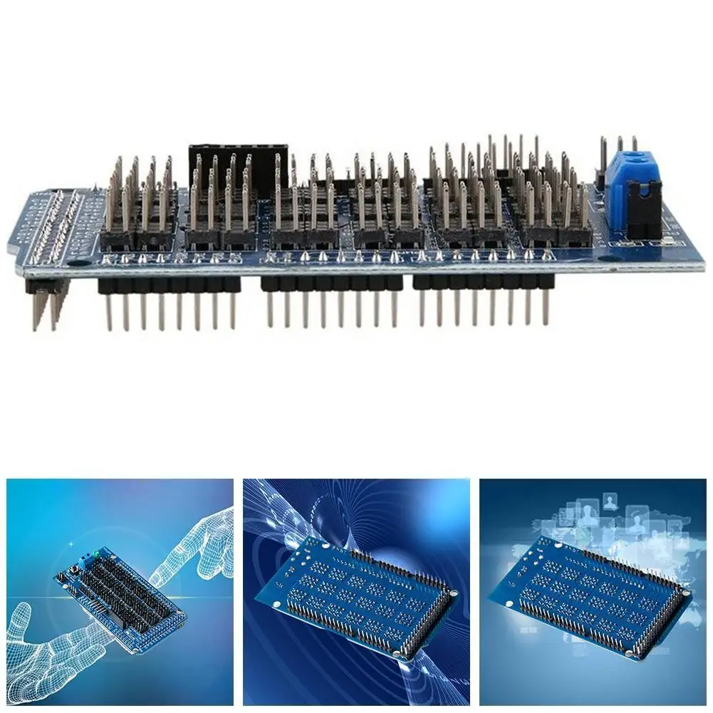 

For MEGA Sensor Shield V1.0 V2.0 Dedicated 2560 Sup Board Expansion Bluetooth Parts SD DIY MEGA IIC Robot C0E6