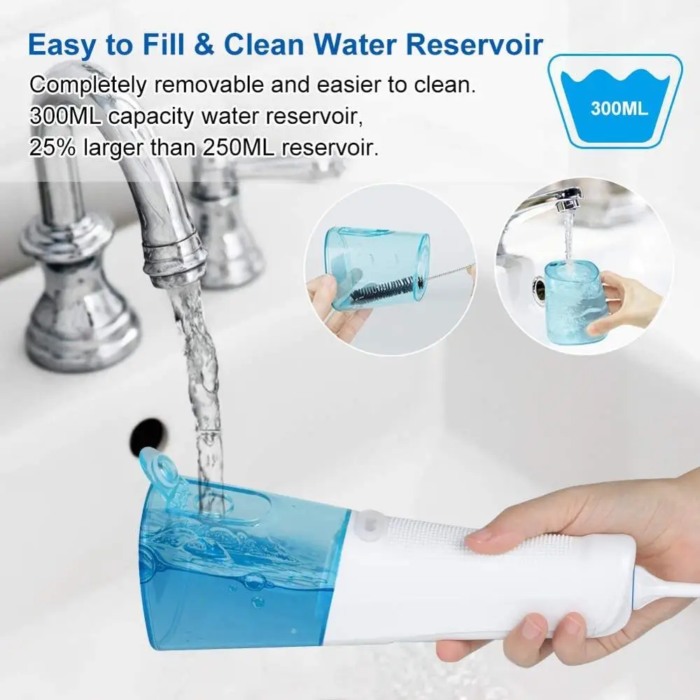 Ирригатор для полости рта 4 режима водяной Флоссер USB Перезаряжаемые очиститель