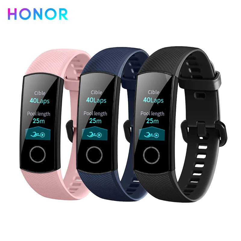 Смарт браслет Honor Band 4 цветной AMOLED фитнес 0 95in с сенсорным экраном отслеживание