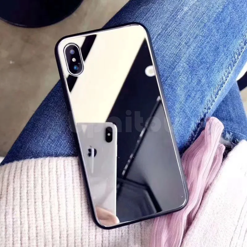 Зеркальный чехол UPaitou из ТПУ для VIVO Y93 Lite Y93S Y79 Y95 Y91C Y97 Y85 Y91 Ru акрила с мягкой задней