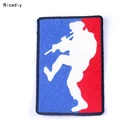 Нашивки Nicediy с логотипом CS GO, вышитые военные нашивки для одежды, нашивки с утюгом на одежду, нашивки с полосками