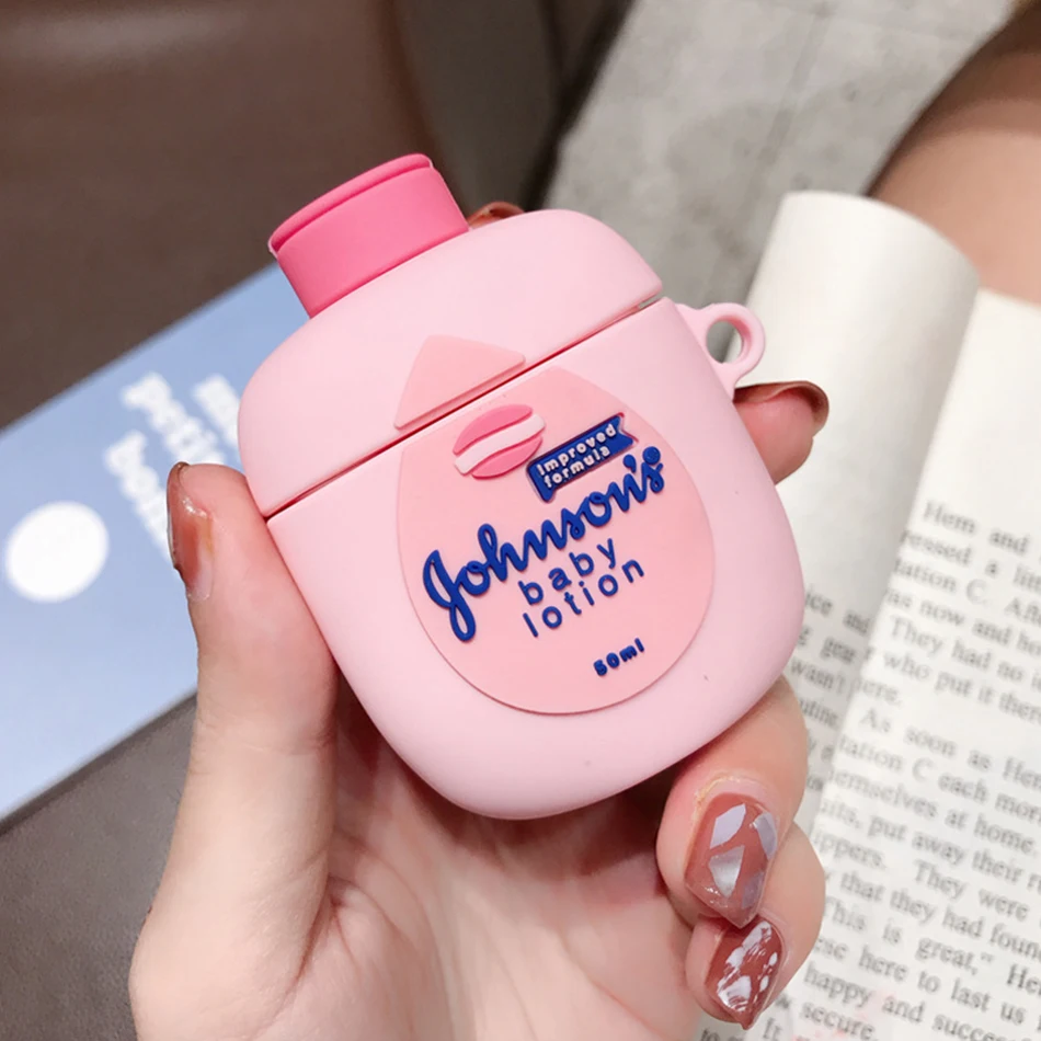 Чехол для наушников с Сердце брелок для Airpods 2 милый розовый Силиконовый беспроводной Bluetooth наушники защитный Брелок «Обложка»
