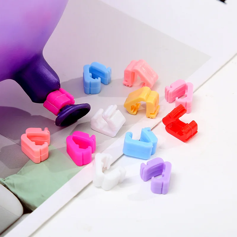 100 Красочные зажимы для воздушных шаров свадебные принадлежности аксессуары