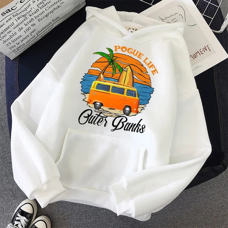 

Outer Banks Pogue Life cartoon custom basic Sweatshirt Harajuku Unisex student Casual Hooded Pullover Thicken Coat Hoodies