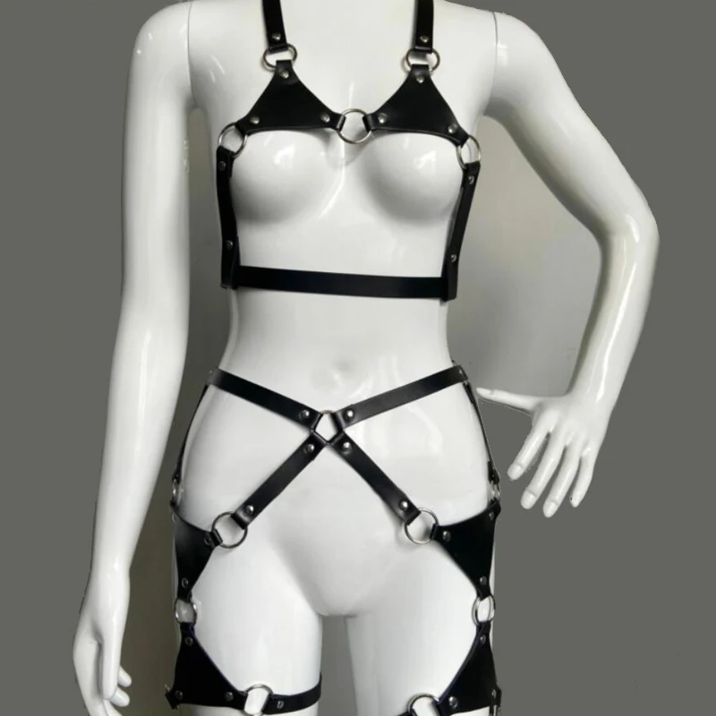 Новинка 2021 кожаный ремень для тела Женский БДСМ топ бюстгальтер поясные ремни