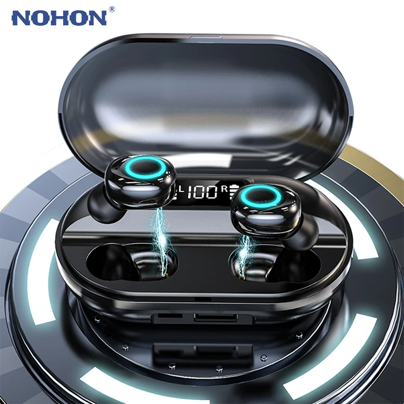 Новинка TWS Беспроводные Bluetooth 5 0 наушники с сенсорным управлением 9D стерео